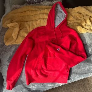 Red Champion Hoodie